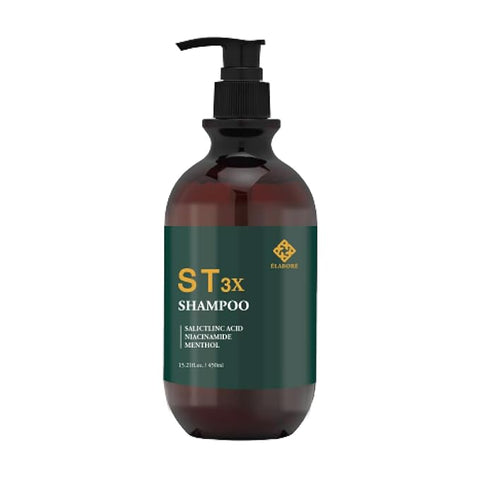 Elabore ST 3X Shampoo - Scalp Therapy Shampoo for Thin & Weak Hair, Removes Scalp Buildup, Anti-Dandruff, 15.21 fl. oz/ 450ml