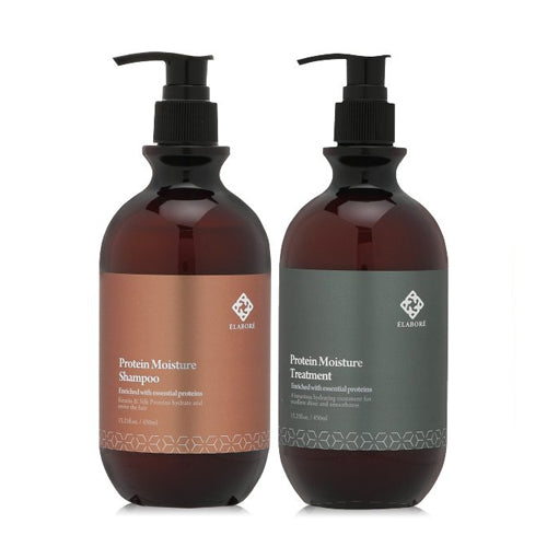 Elabore Protein Moisture Shampoo and Treatment Set  15.21fl.oz / 450ml