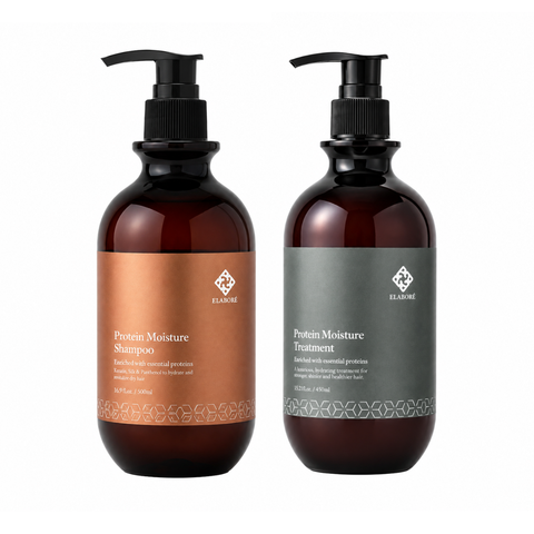 Elabore Protein Moisture Shampoo and Treatment Set  15.21fl.oz / 450ml
