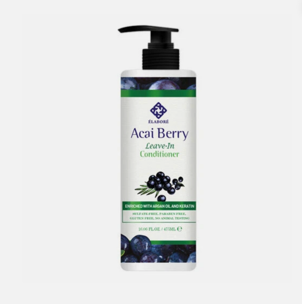 ELABORE Acai Berry Leave-In Conditioner - 16.06 fl.oz / 475 ml