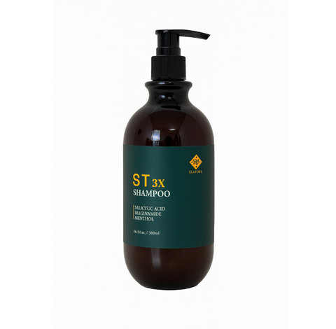 Elabore ST 3X Shampoo - Scalp Therapy Shampoo for Thin & Weak Hair, Removes Scalp Buildup, Anti-Dandruff 500ml