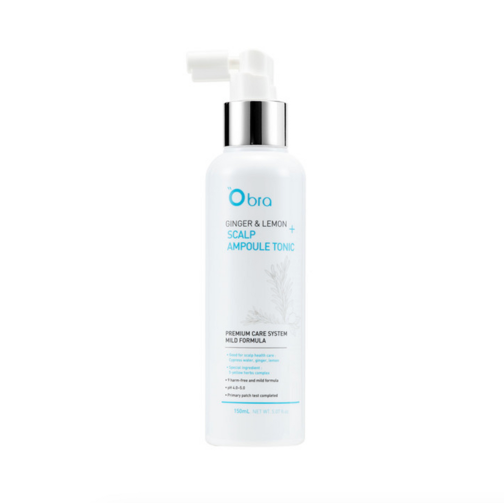 Obra Ginger & Lemon Scalp Ampoule Tonic 5.07 fl. oz/ 150 ml