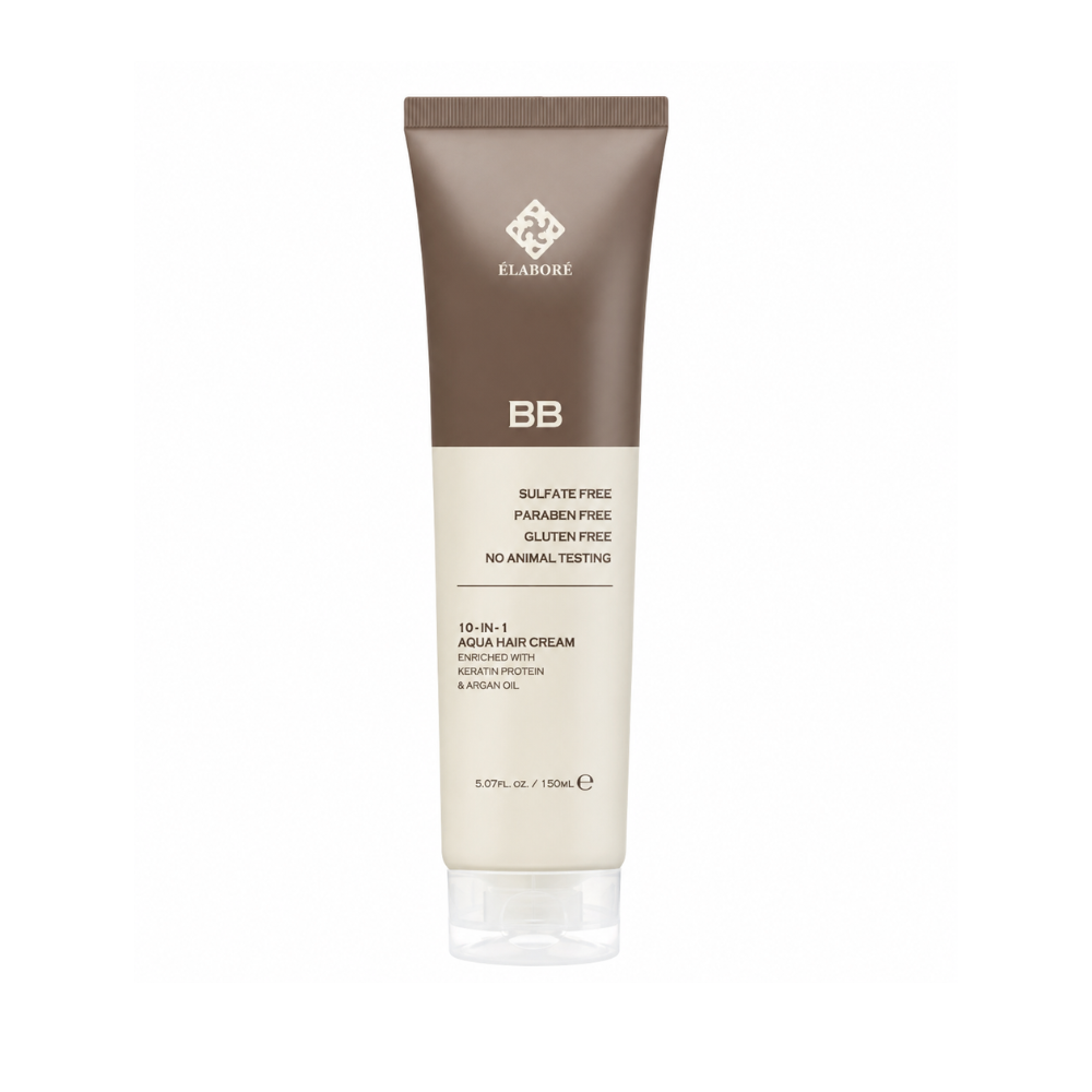 Elabore Aqua Hair BB Cream - 10-IN-1 Multi Purpose Hair Cream