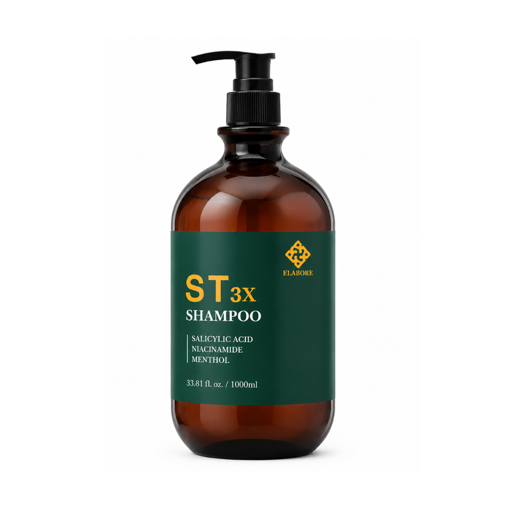 Elabore ST 3X Shampoo - Scalp Therapy Shampoo for Thin & Weak Hair, Removes Scalp Buildup, Anti-Dandruff 1000ml