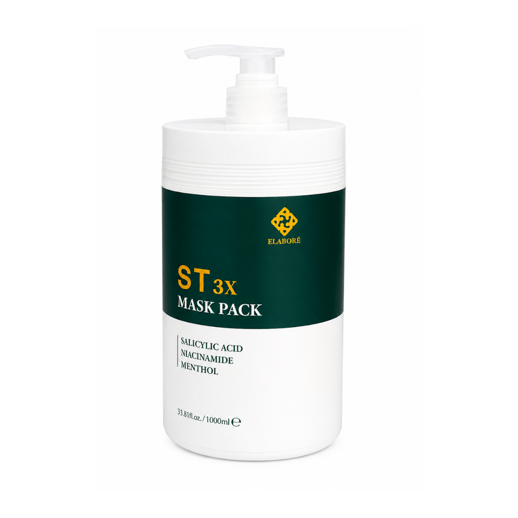Elabore ST 3X Mask Pack - Scalp Therapy for All Scalp Types, Releases Stress, Softens Exfoliation, Cleans Hair Follicles, Strengthens Roots 1000ml