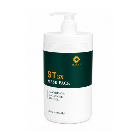 Elabore ST 3X Mask Pack - Scalp Therapy for All Scalp Types, Releases Stress, Softens Exfoliation, Cleans Hair Follicles, Strengthens Roots 1000ml
